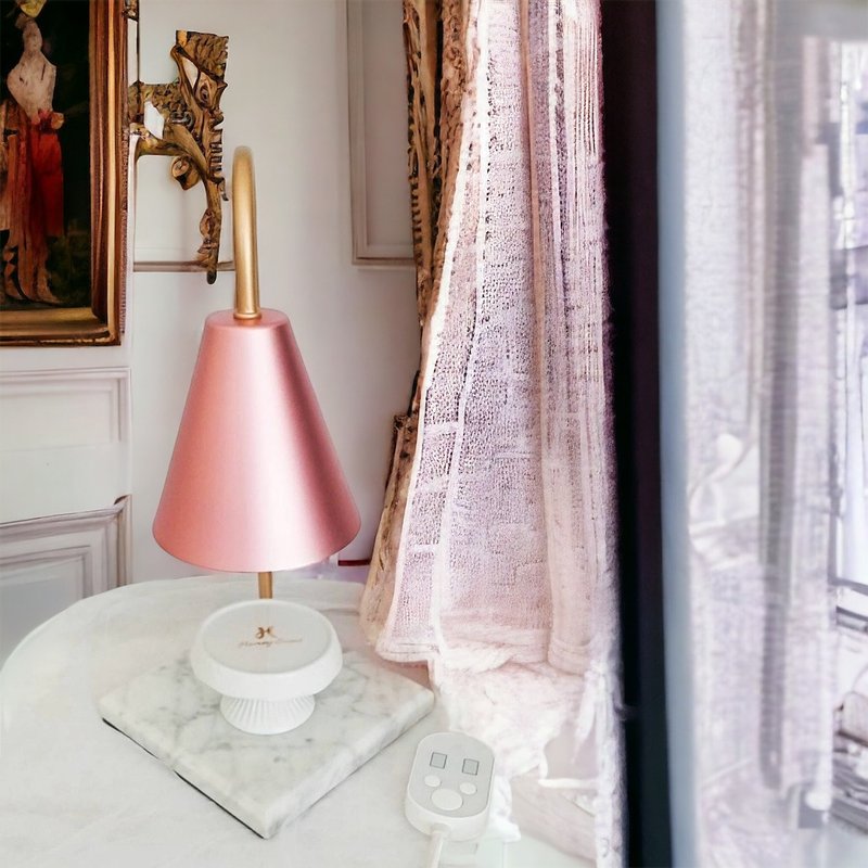 圣诞节首选礼物@买1送4|智能定时香氛暖灯现货||/蜡烛灯 - 香薰/精油/线香 - 其他金属 粉红色