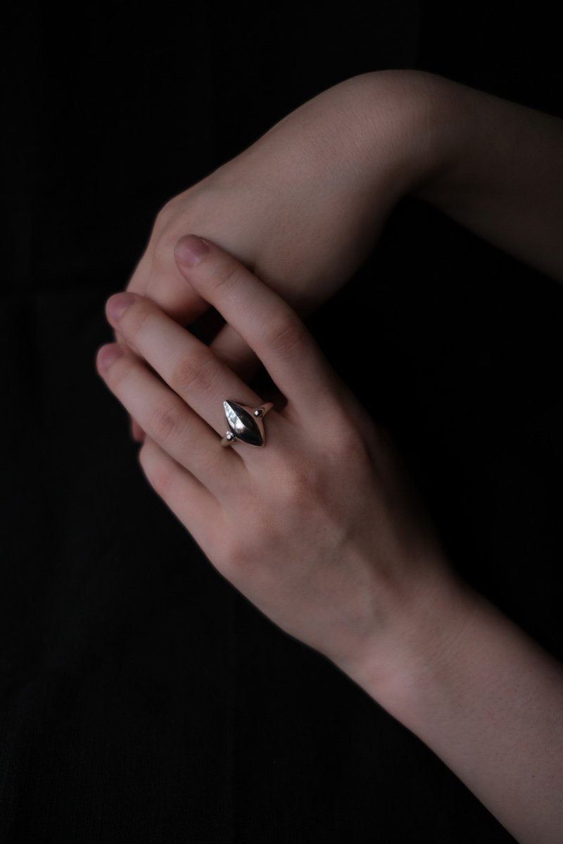 纯银 手工雕刻戒 / 伯利恒之星 Star of Bethlehem - 戒指 - 纯银 