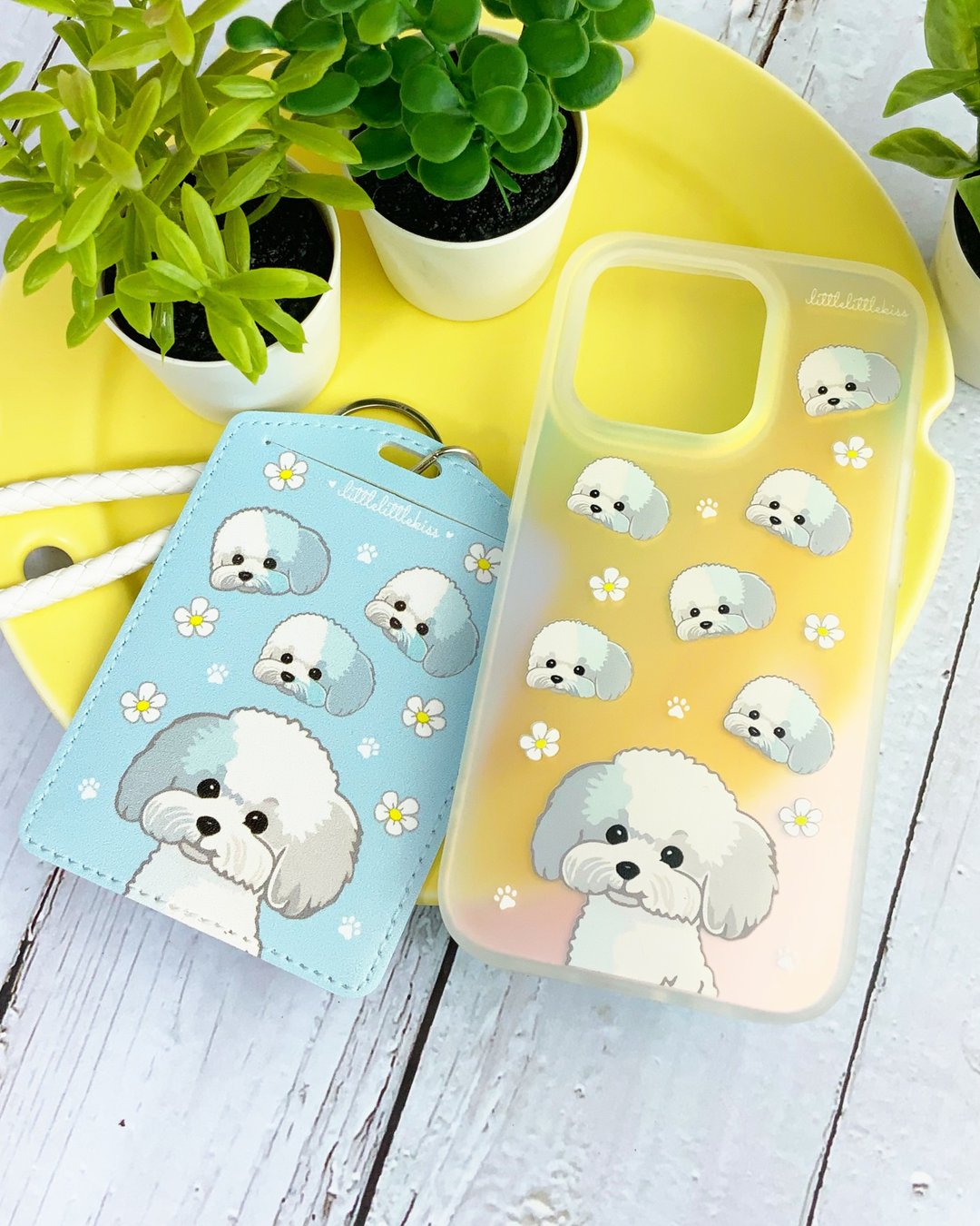 手机壳【比熊犬宝宝】 - 手机壳/手机套 - 硅胶 白色