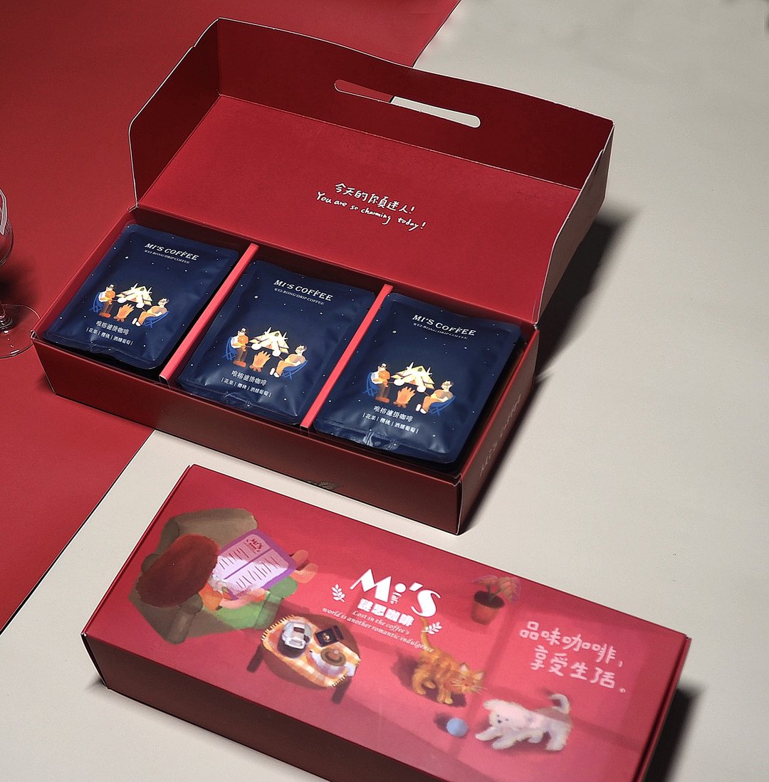 【绘本礼盒】唯榕配方 滤挂咖啡 Coffee review 94分 (1盒/15入) - 咖啡 - 其他材质 黑色