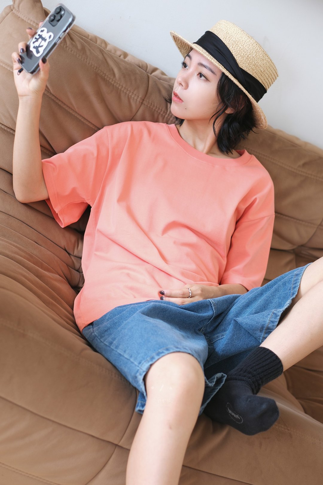 cooooool TEE - 3色 - cool萤光橘 - 女装 T 恤 - 其他人造纤维 橘色