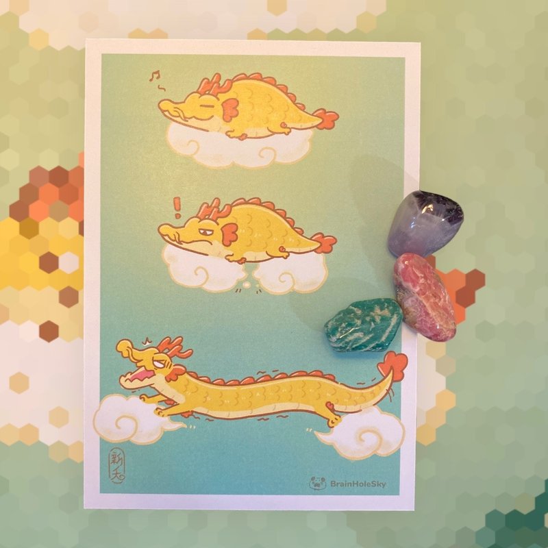 插画梗图 单面卡片 ∣ Life is long - 卡片/明信片 - 纸 