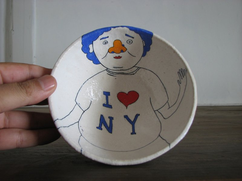 Aunt tea bowl - 花瓶/陶器 - 陶 白色