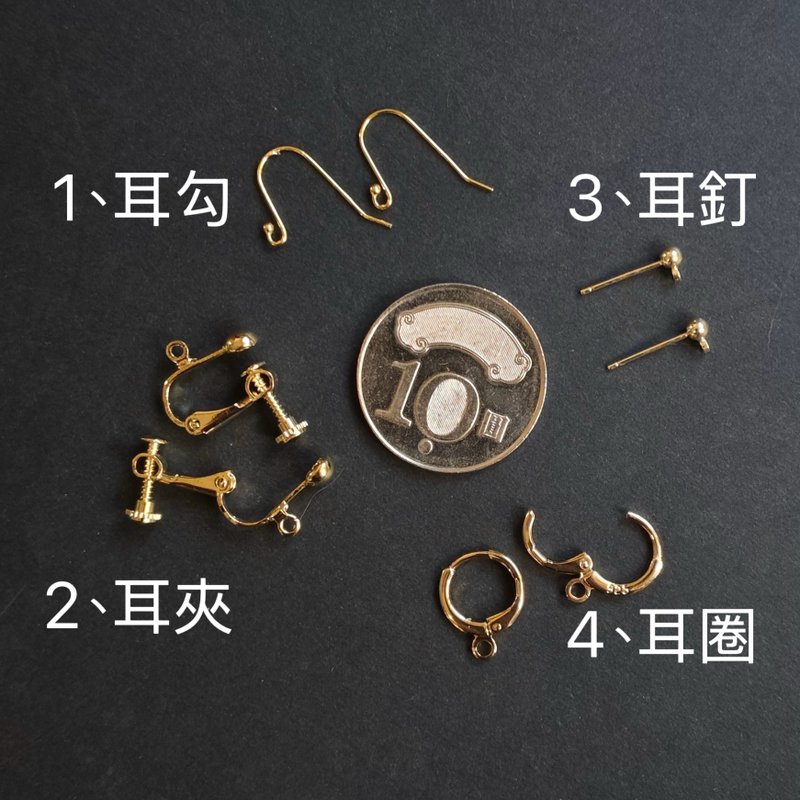 【定制化耳环】 - 金工/饰品 - 其他金属 金色
