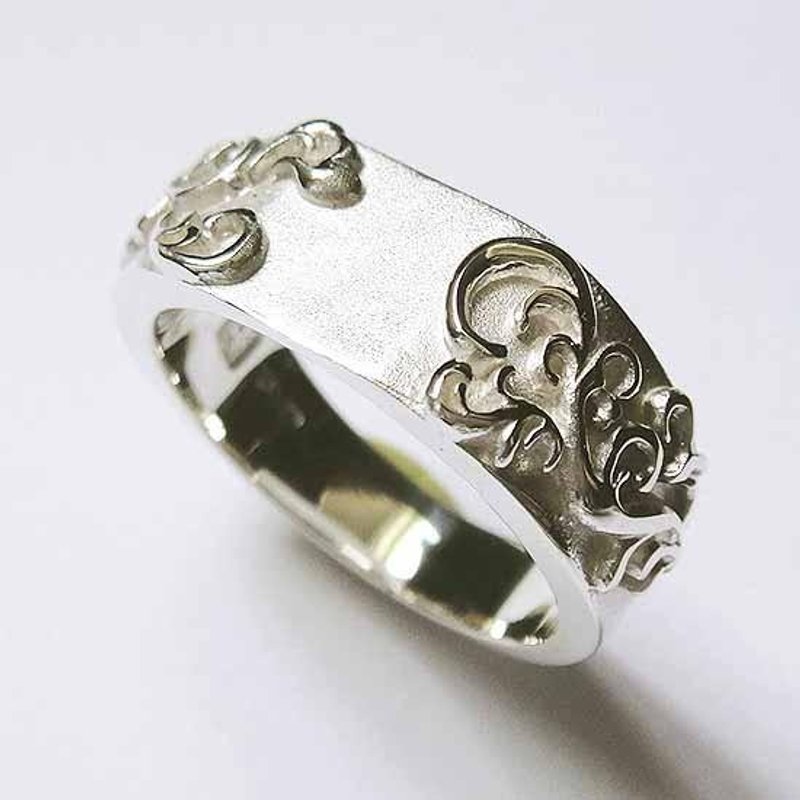 Dense arabesque ring [Free Shipping] Arabesque Tribal - 戒指 - 其他金属 银色