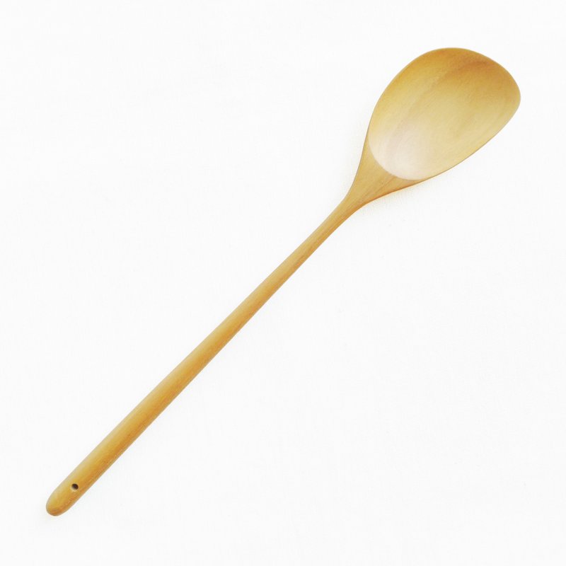 Teak Wooden Mini Spatula Stirring Soup Spoon Korean Style - 厨房用具 - 木头 金色