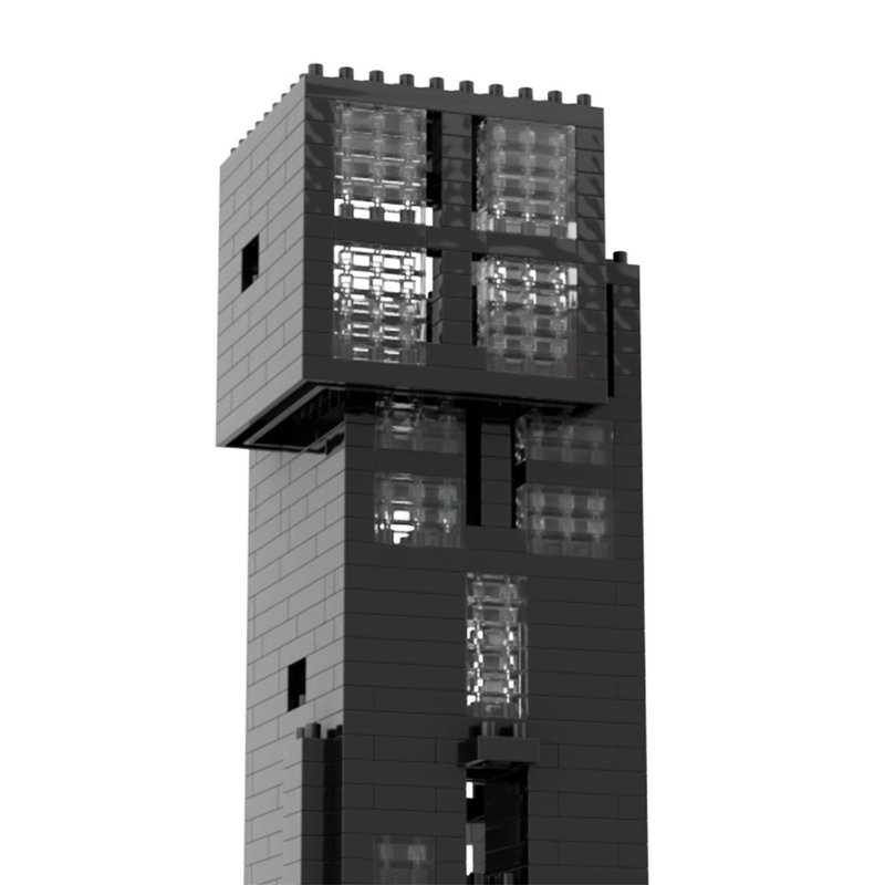 Archbrick 4x4 混凝土住宅微积木 (安藤忠雄) - 摆饰 - 塑料 黑色