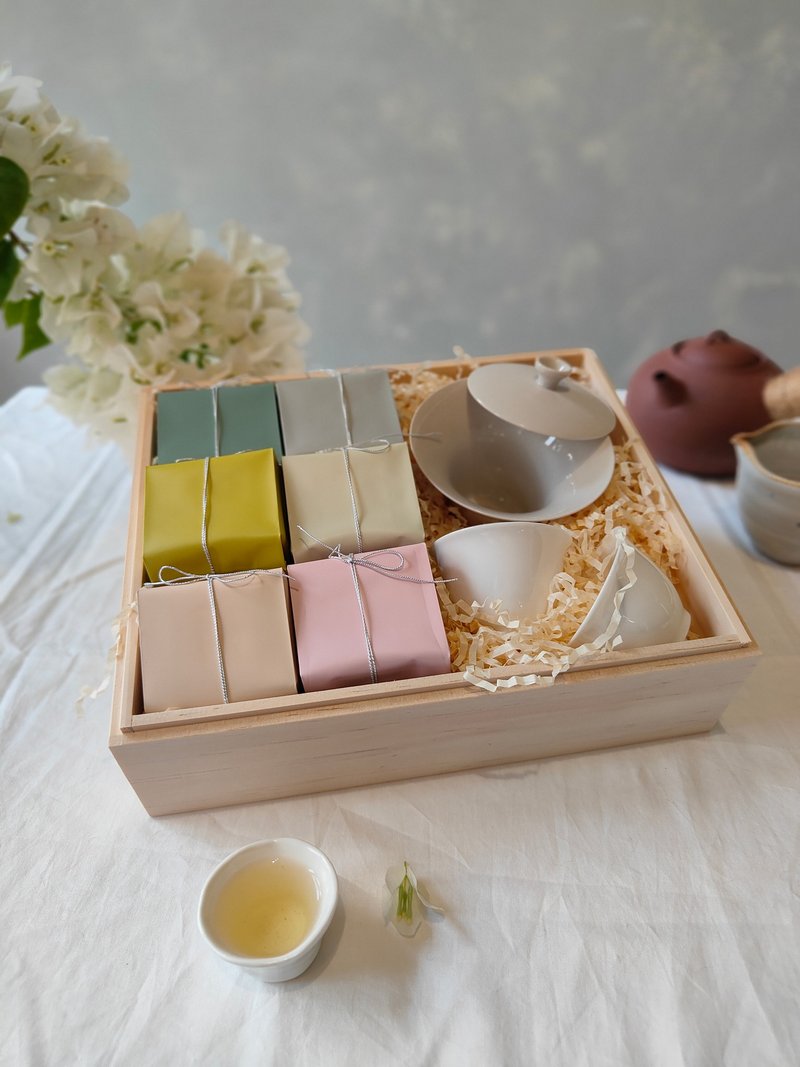 奶白盖碗与3款独特茶品 - 茶 - 纸 白色