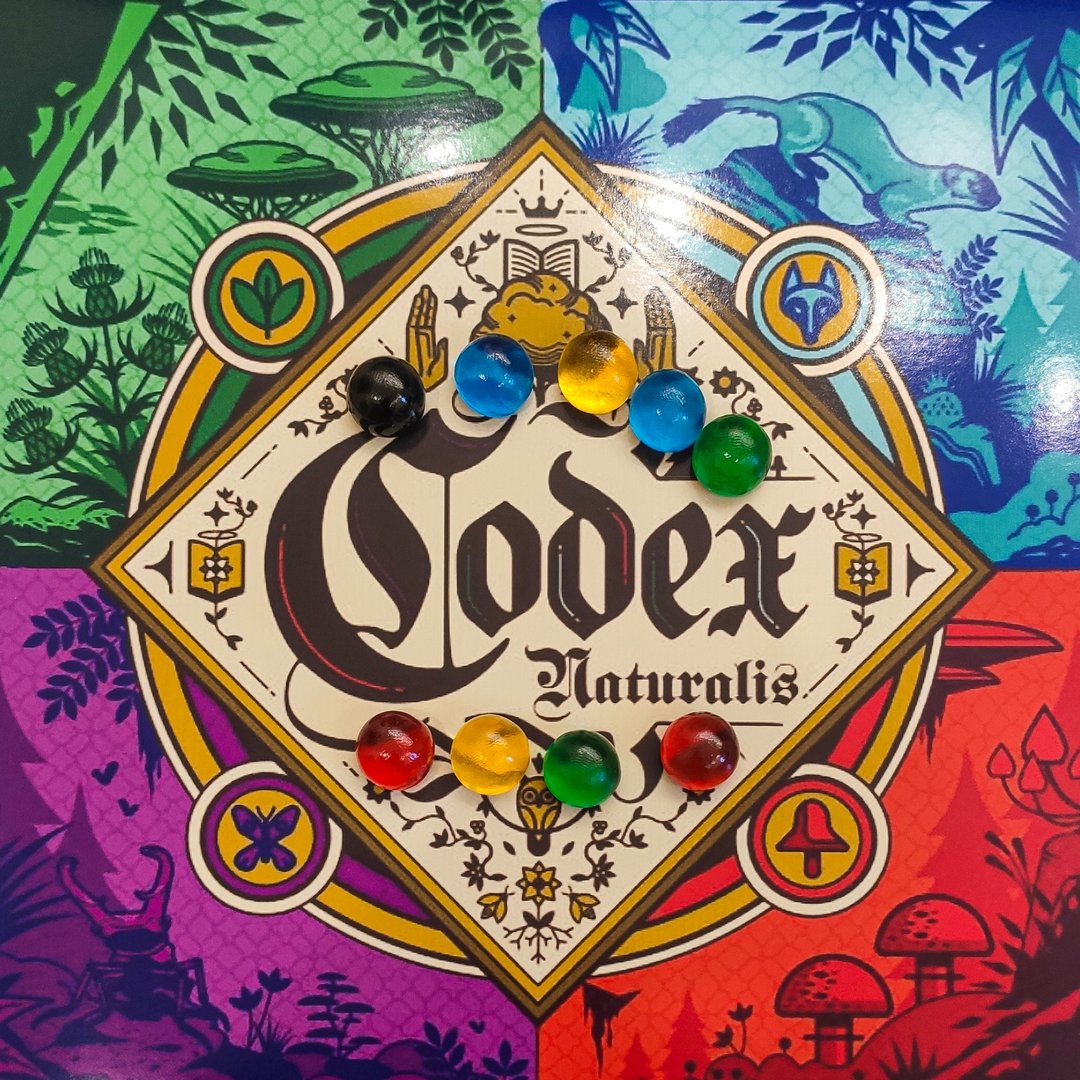 与 Codex Naturalis 棋盘游戏兼容的豪华资源代币 - 桌游/玩具 - 其他材质 