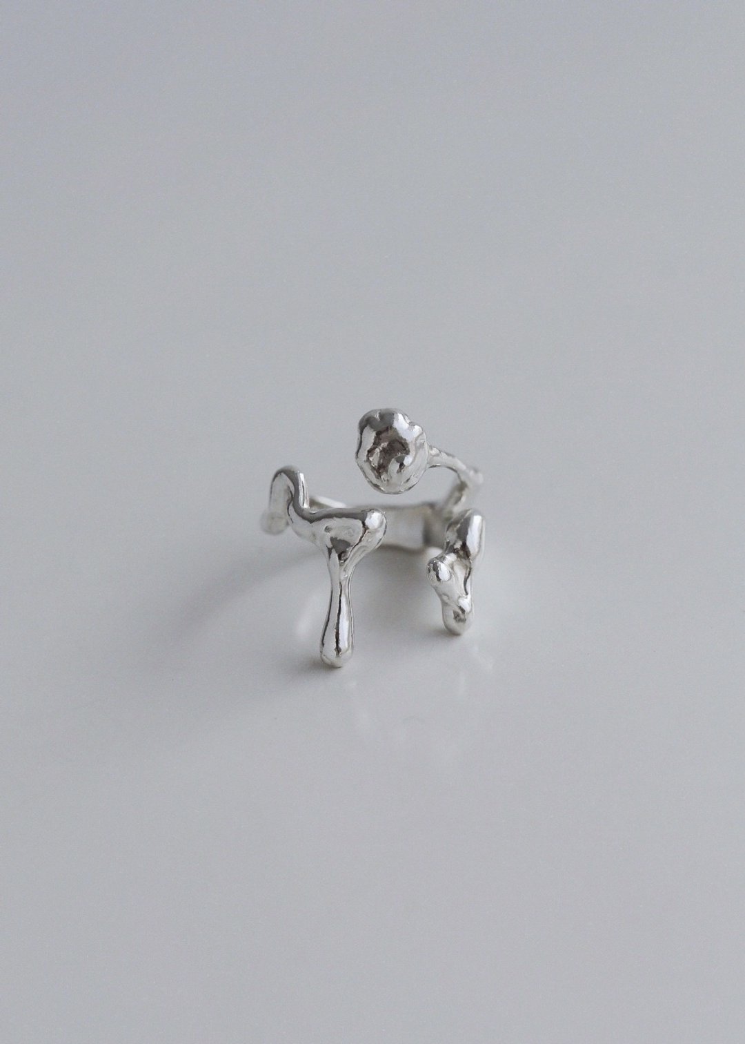 Melt ring 熔化液态戒指 - 戒指 - 纯银 银色