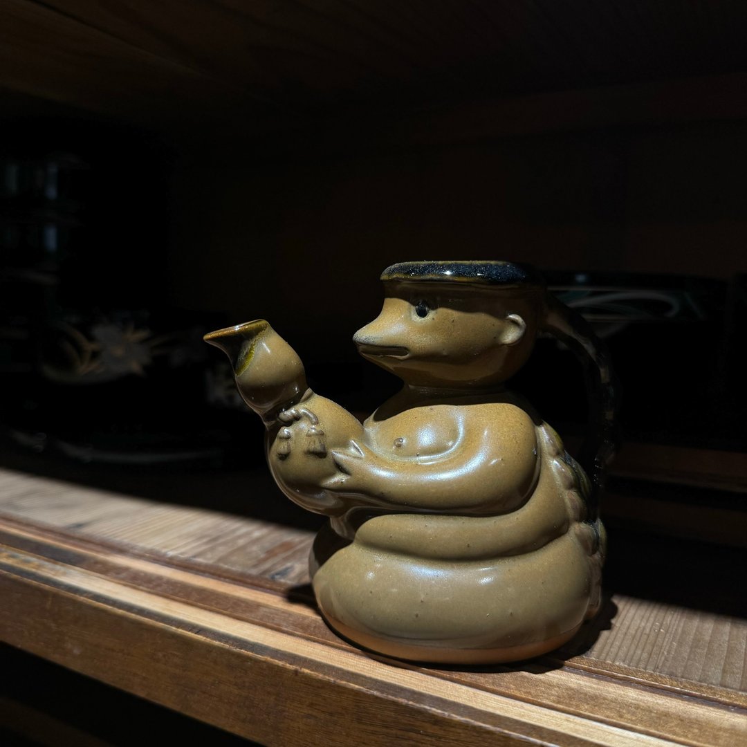 味香窑 河童德利 - 酒杯/酒器 - 陶 卡其色