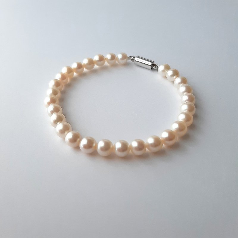 珍珠手链 Akoya珍珠 日本珍珠 pearl bracelet 珍珠手链 珍珠手链 진주팔찌 - 手链/手环 - 珍珠 