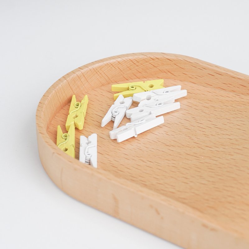 起步收纳盘 礼物推荐 眼镜钢笔零钱盘 生日礼物 - 收纳用品 - 木头 咖啡色