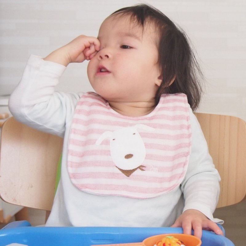 日本今治织品ImabariTowelJapan围兜兜20X30cm-0-3岁适用(日本制) - 围嘴/口水巾 - 棉．麻 多色