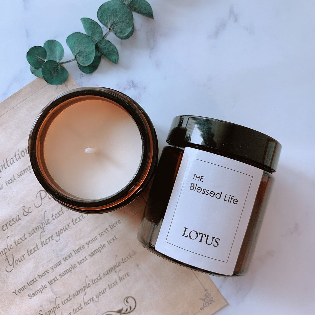 || LOTUS CANDLE || 茶罐香氛蜡烛 90g - 蜡烛/烛台 - 其他材质 