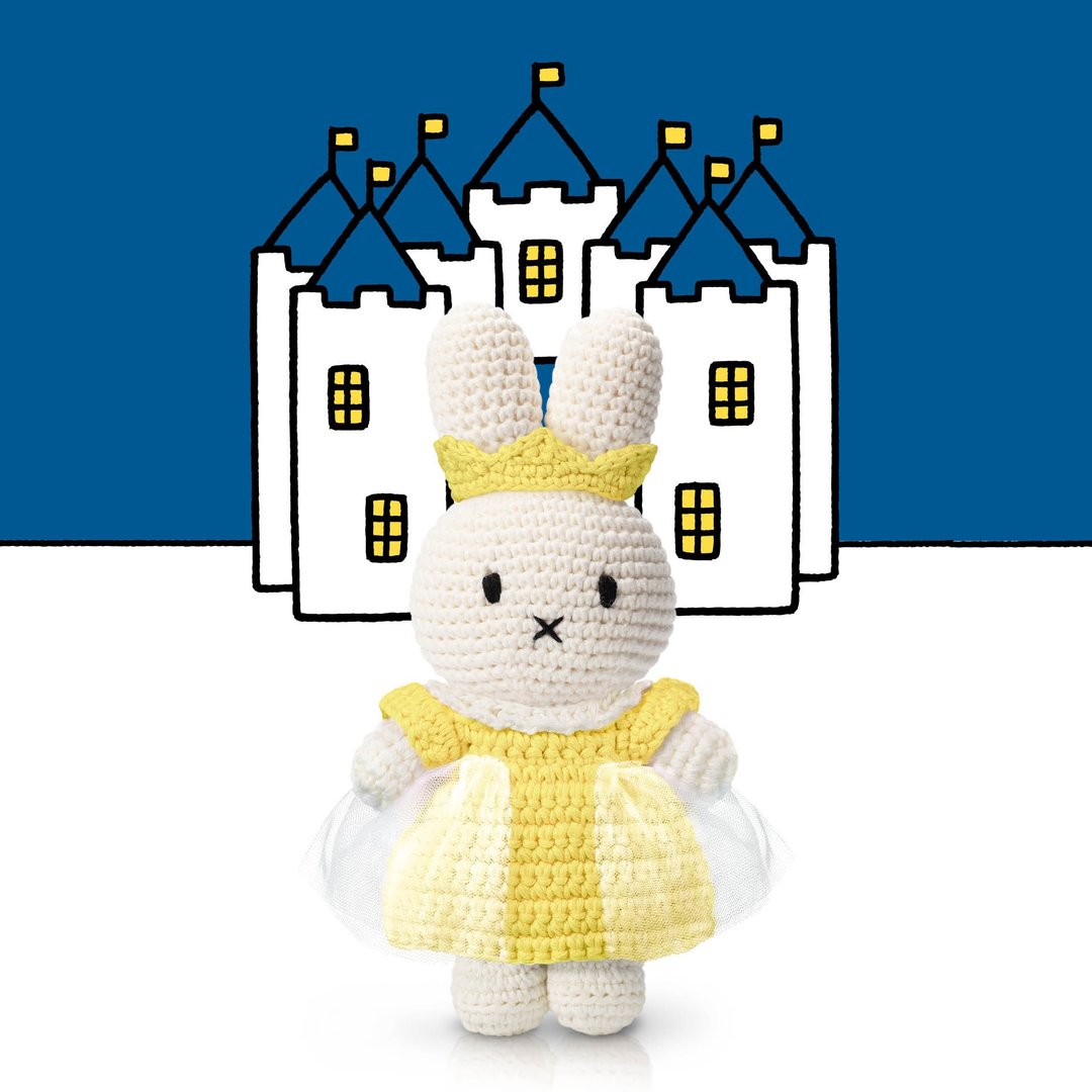 荷兰 Just Dutch | Miffy 手工编织 城堡系列 公主装 - 玩偶/公仔 - 棉 多色