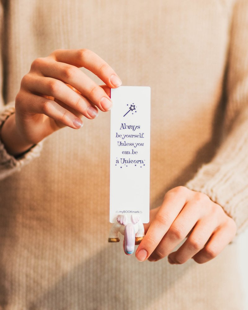 Unicorn tail bookmark from authentic MYBOOKMARK - 书签 - 塑料 粉红色