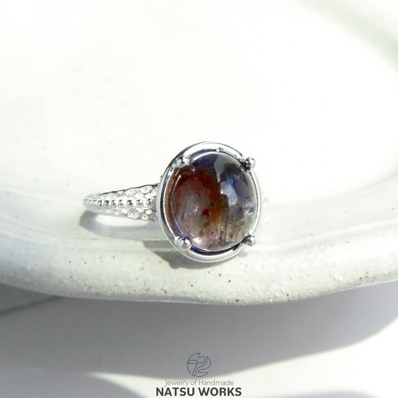 堇青石太阳石 戒指 / Iolite Sunstone Ring 1 - 戒指 - 宝石 紫色