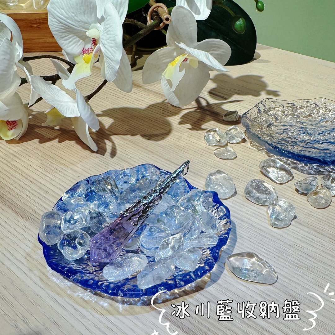 玛瑙片 聚宝盆 香薰盘 隔热垫 水晶碎石 隔热片 蜡烛垫 收纳盘 - 摆饰 - 水晶 多色