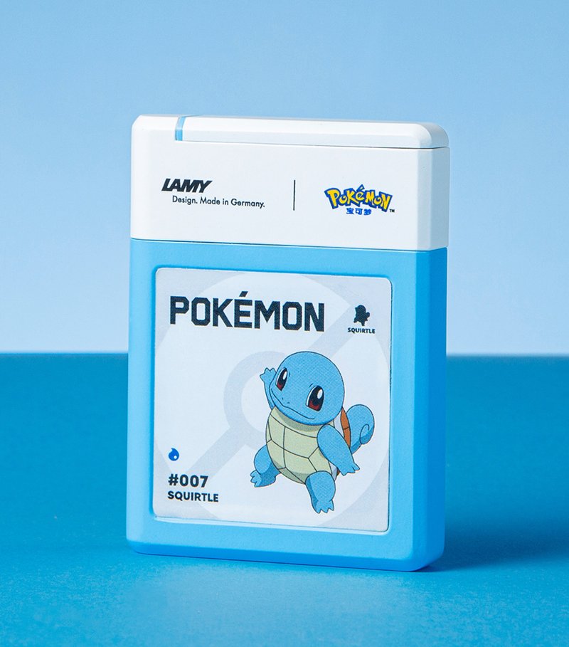 LAMY X POKÉMON / 卡式墨水管黑色 / 联名限量-杰尼龟 - 墨水 - 塑料 黑色