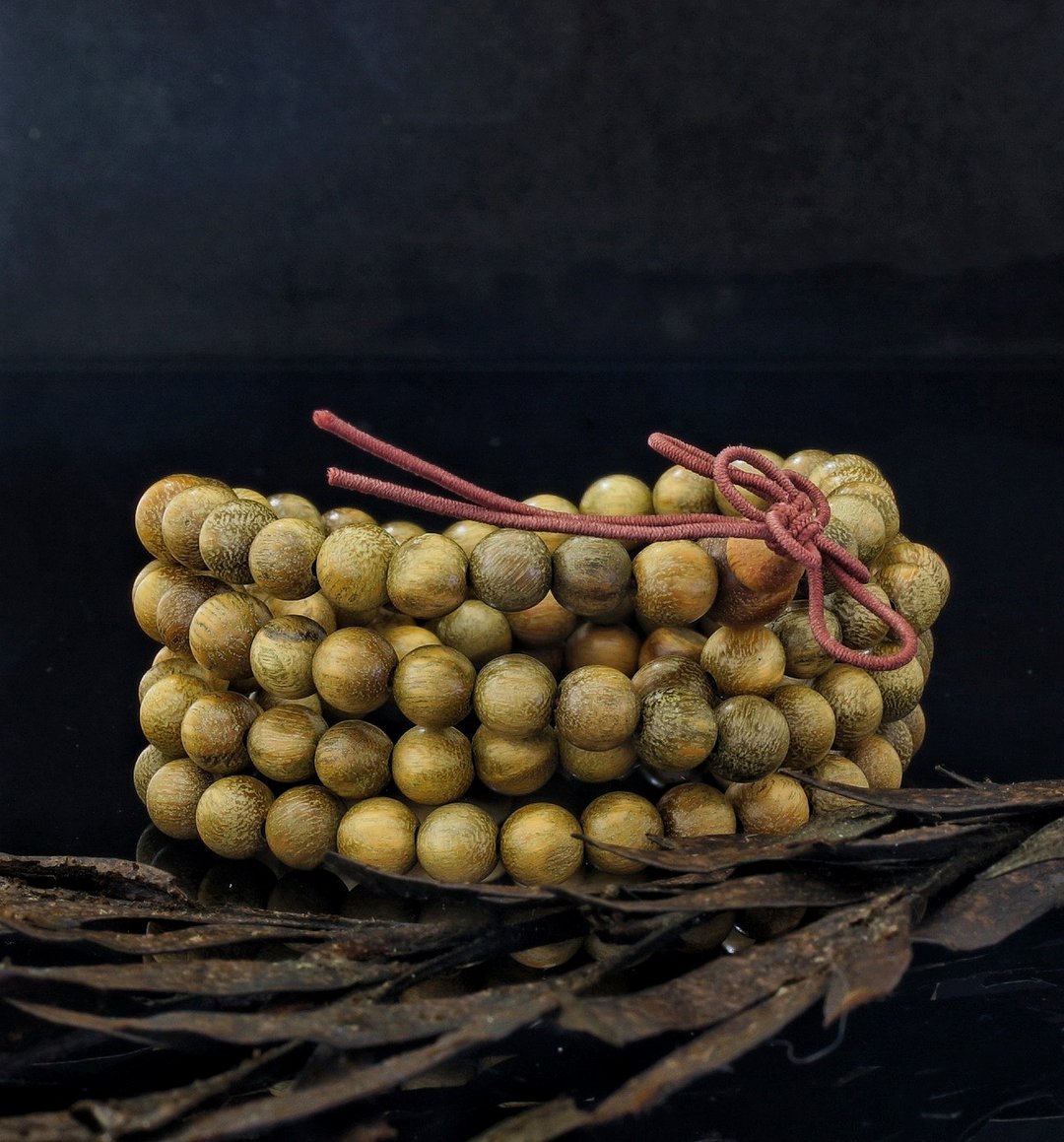 绿檀香木珠 6mm 108粒手链 ( 192220 ) - 手链/手环 - 木头 