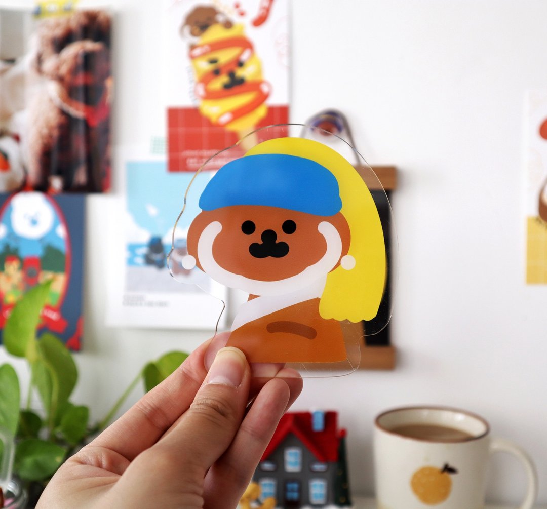 Rice Cake Puppy 珍珠造型 杯垫 - 杯垫 - 塑料 