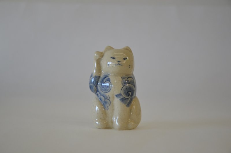 招财猫S额头 - 摆饰 - 陶 