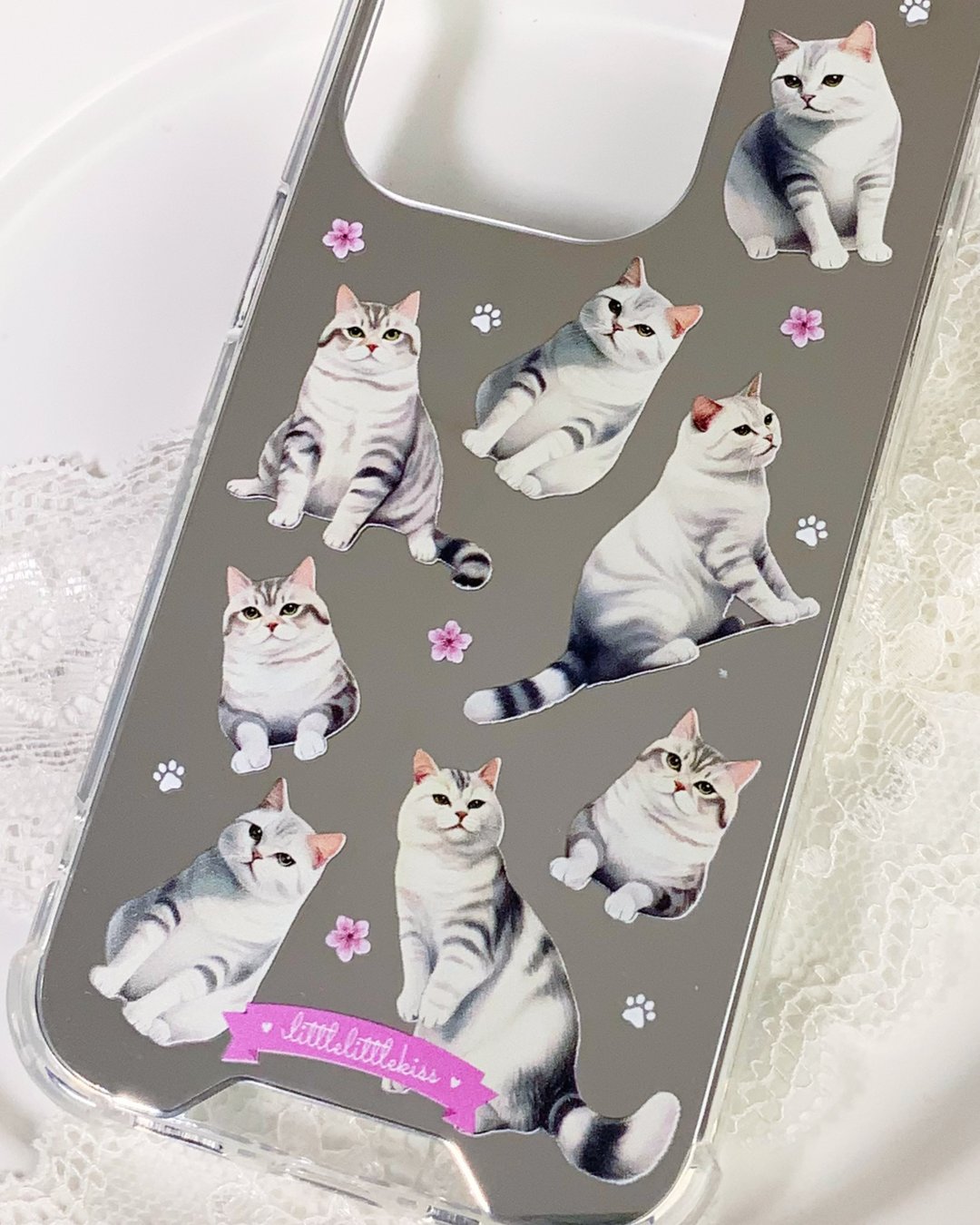 手机壳【I LOVE猫宝宝】猫 - 手机壳/手机套 - 硅胶 白色