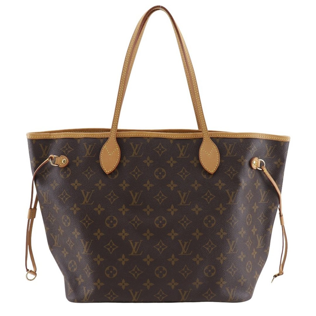 【日本直送】路易威登 LOUIS VUITTON Neverfull MM 托特包 M40156 Monogram 帆布 棕色 AR4088 女仕【二手品】 - 手提包/手提袋 - 人造皮革 咖啡色