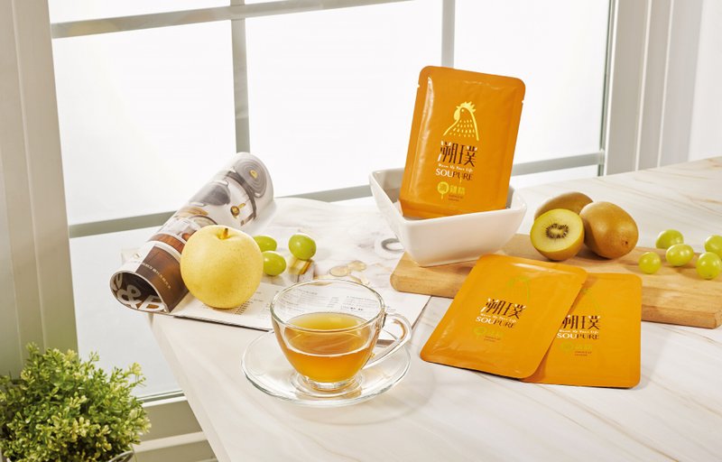 预购 溯璞家品 黑羽公土鸡 原味清淬滴鸡精(礼盒组10入) - 健康/养生 - 浓缩/萃取物 橘色