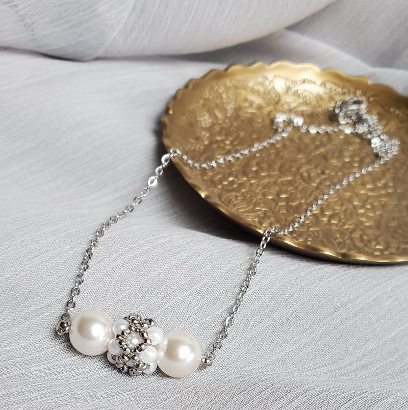 史托亚珍珠复古项链 - 项链 - 其他材质 银色