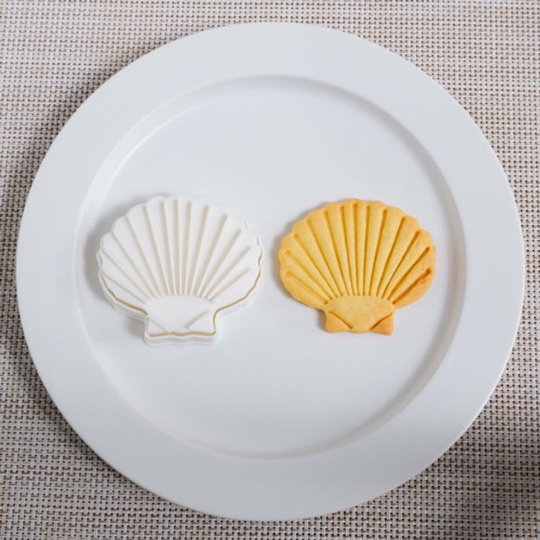 Shell / shell (cookie cutter / cookie mold) - 厨房用具 - 木头 