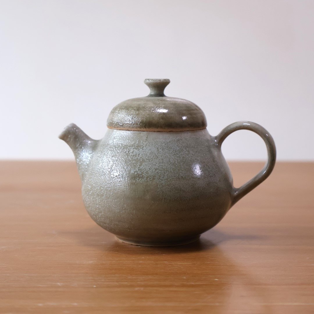 碧玉 柴烧陶手工茶壶 - 茶具/茶杯 - 陶 绿色