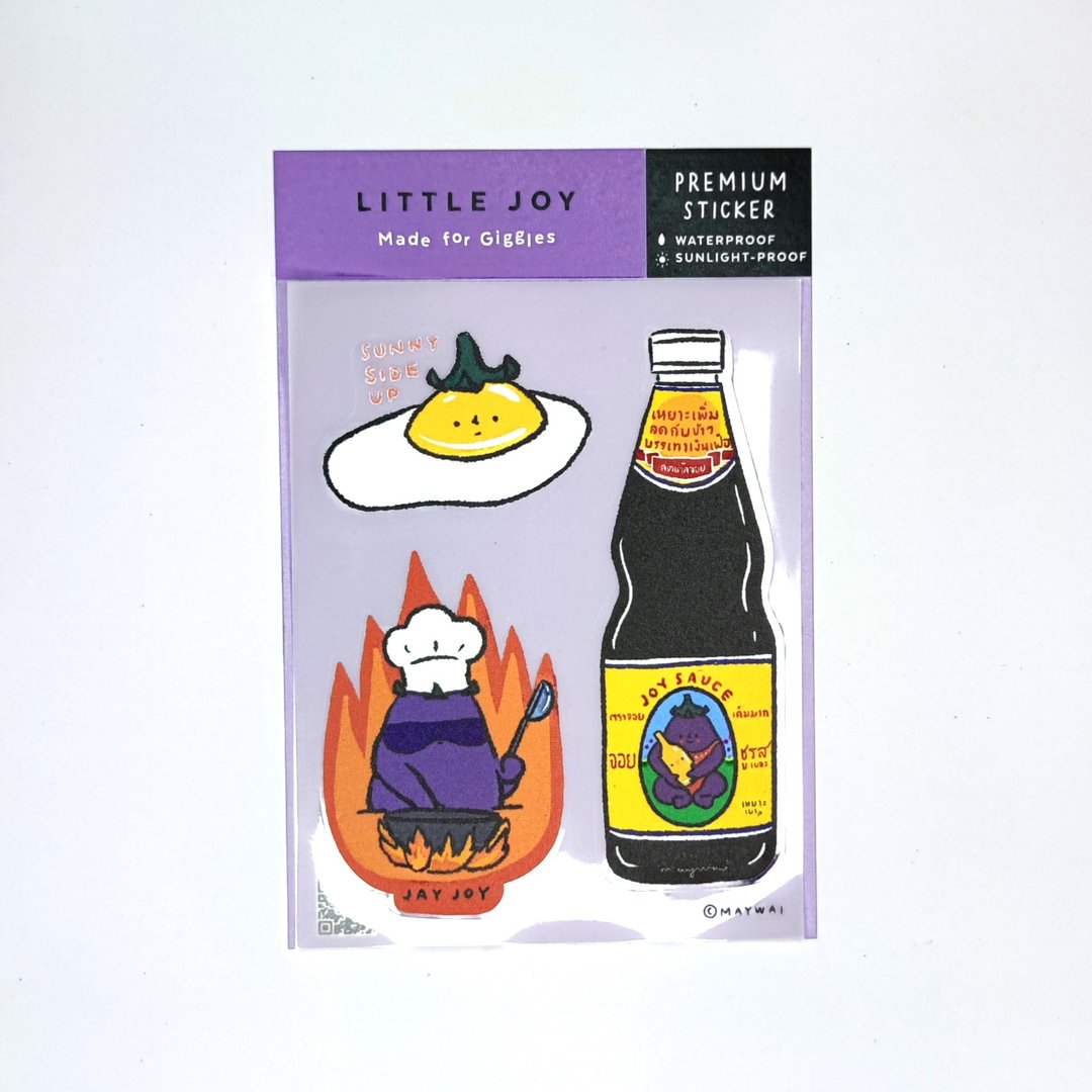 质感贴纸 - Little Joy - Joy Sauce - 贴纸 - 塑料 紫色