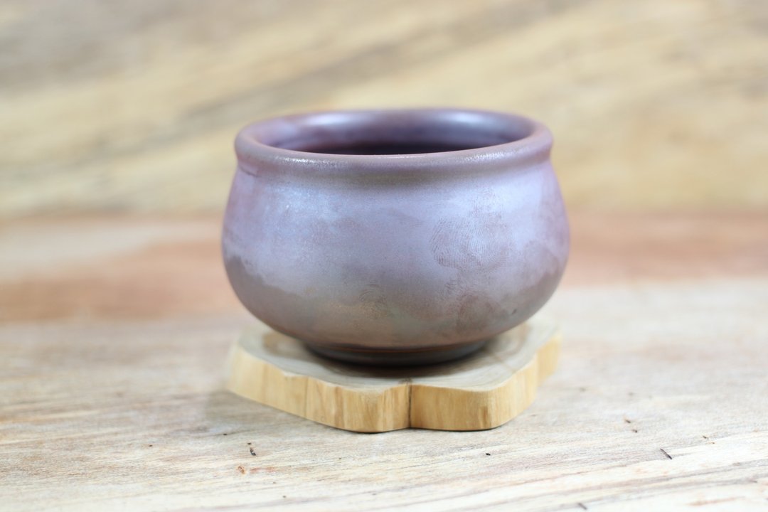 【送礼好物】纯手拉坏 柴烧茶碗 陶艺名家叶敏祥手工作品 - 茶具/茶杯 - 陶 