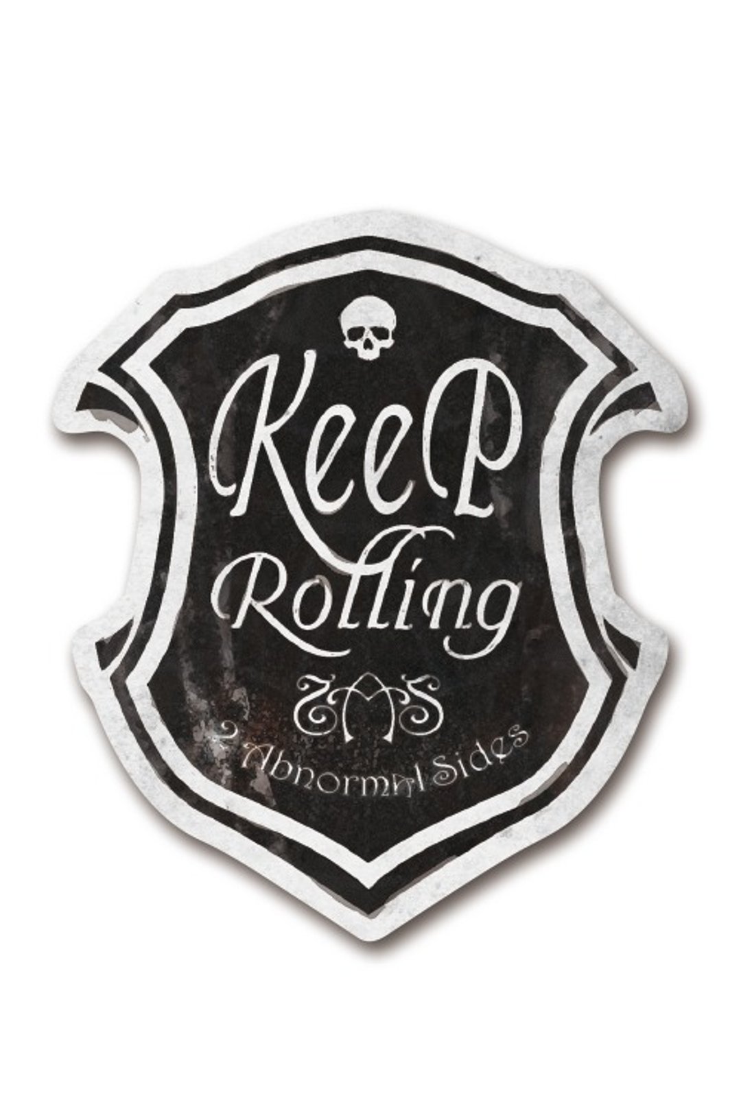 Keep Rolling sticker继续向前行防水抗UV贴纸 - 贴纸 - 纸 黑色