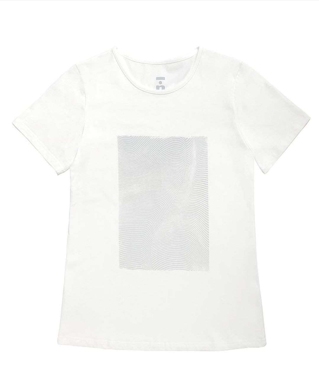 海潮屿(灰网版) 有机棉短袖T Organic Cotton - 中性连帽卫衣/T 恤 - 棉 白色