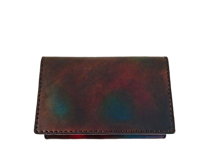 ACROMO BrC Flap Card Holder - 名片夹/名片盒 - 真皮 咖啡色