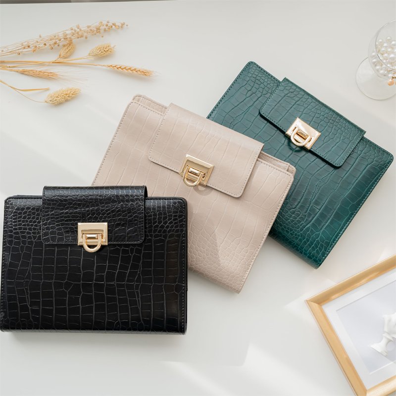 高级 Croco A5 活页笔记本 | 商务 & 礼品首选 - 笔记本/手帐 - 纸 