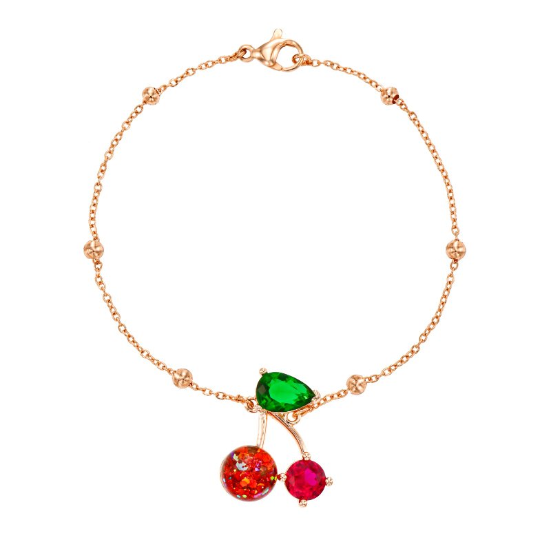 Cerry Snowball Surgical Bracelet - 手链/手环 - 玻璃 
