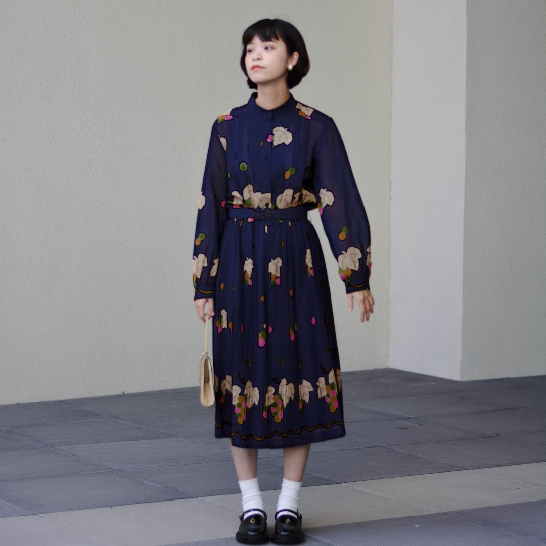 团锦 |  古着长袖洋服 - 洋装/连衣裙 - 其他材质 