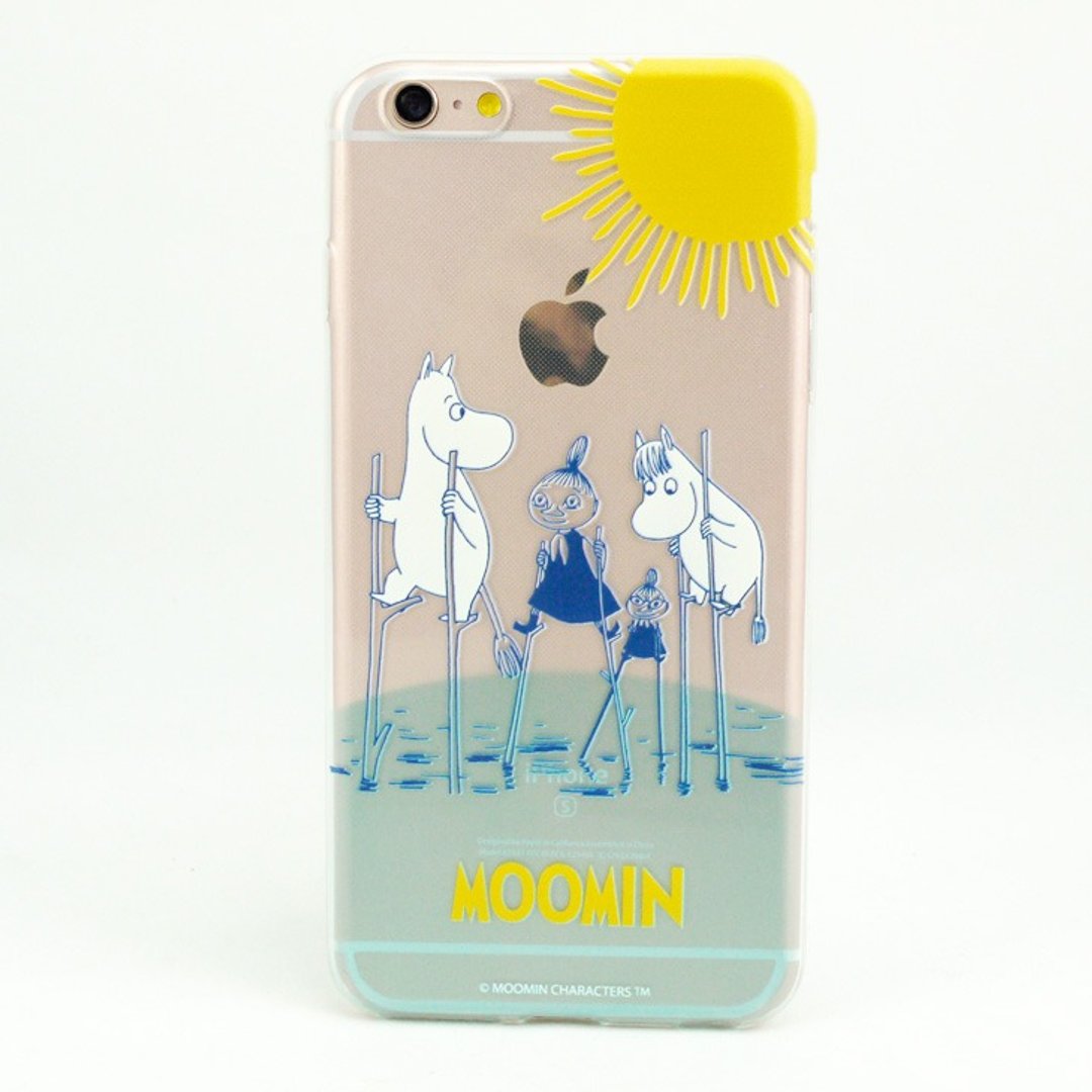 Moomin噜噜米正版授权-TPU手机保护壳【Follow me】 - 手机壳/手机套 - 硅胶 蓝色