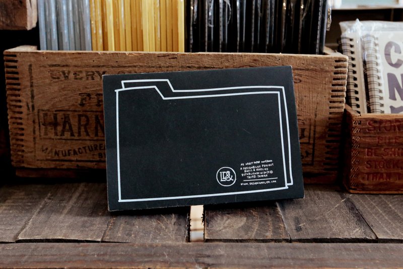 手写系列 笔记本2.0 - 笔记本/手帐 - 纸 黑色