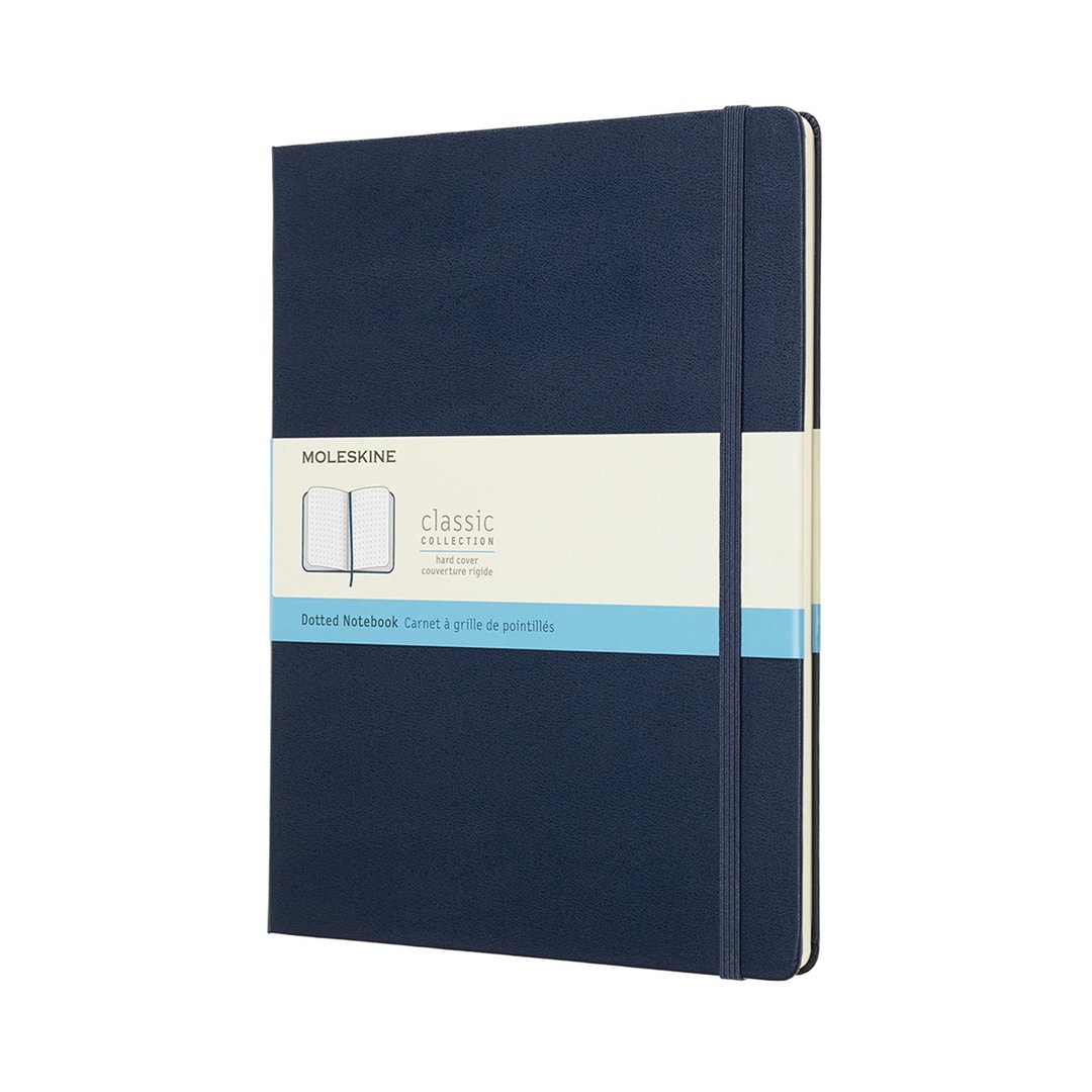 _勿上架_MOLESKINE 经典宝蓝色硬壳笔记本 XL 点线 - 烫金服务 - 笔记本/手帐 - 纸 蓝色