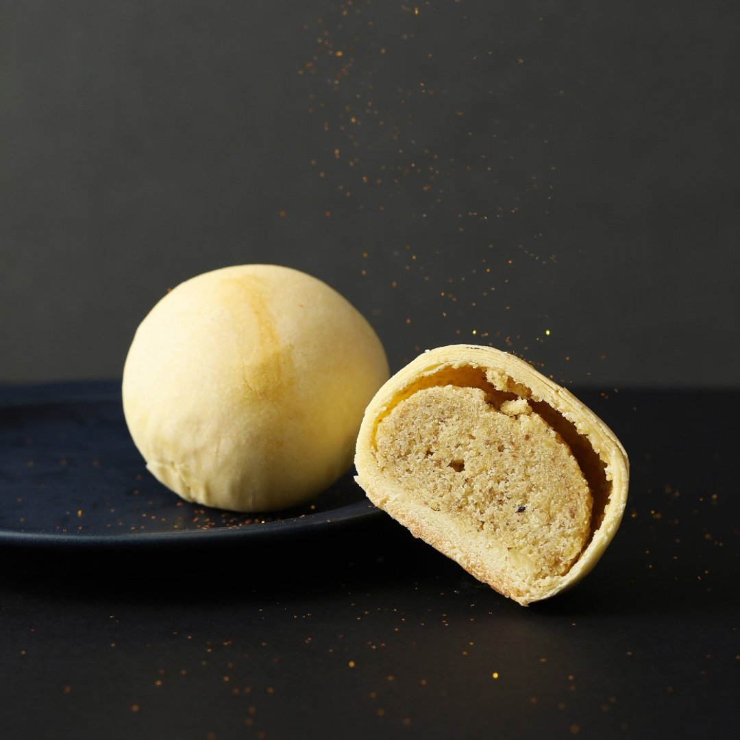 【Elitfun】黑松露绿豆椪 · 柔雾紫中秋月饼礼盒 - 蛋糕/甜点 - 新鲜食材 黑色