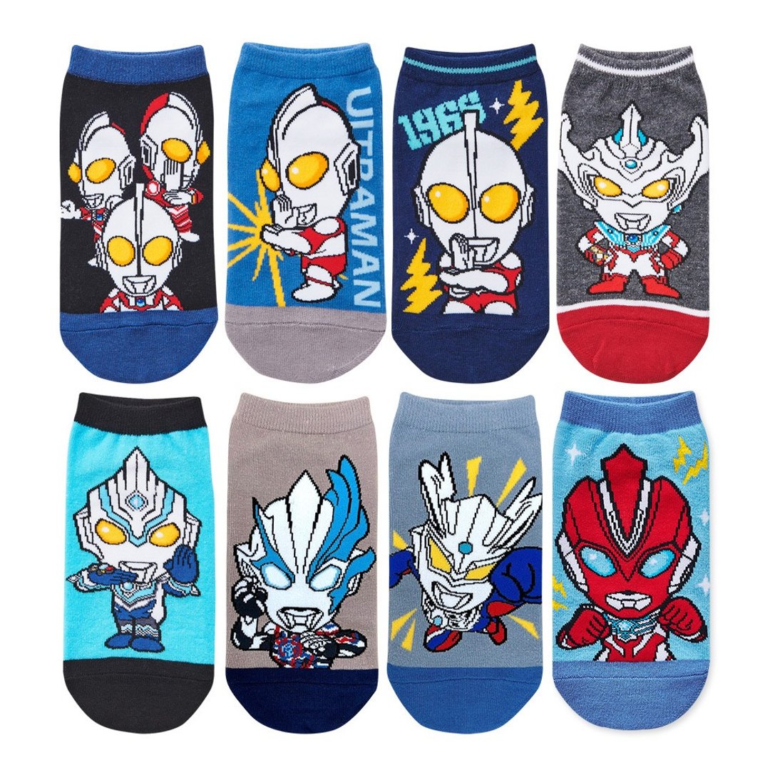 【ONEDER旺达】Ultraman 超人力霸王直版袜 童袜 台湾制短袜 - 袜子 - 其他材质 