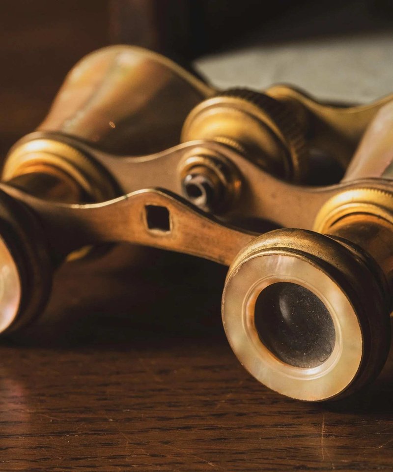 法国歌剧望远镜 - 摆饰 - 贝壳 