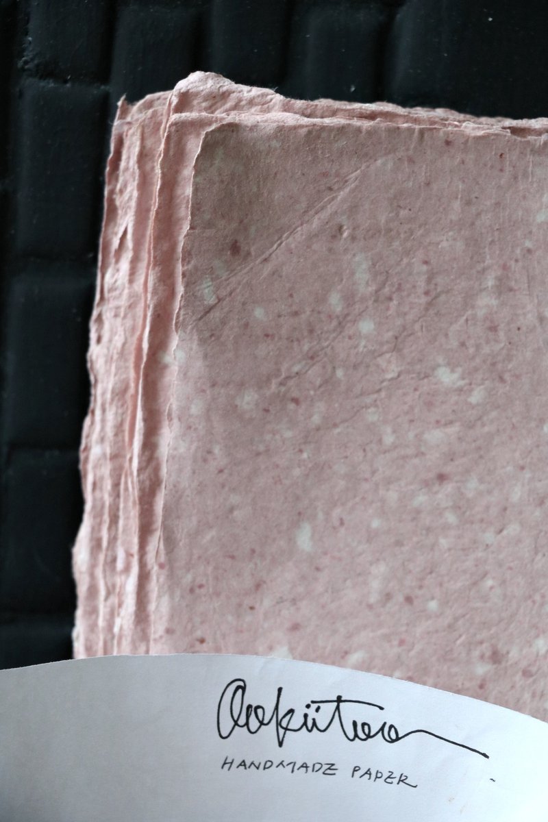 A6手作纸/10张一组 - 卡片/明信片 - 纸 白色