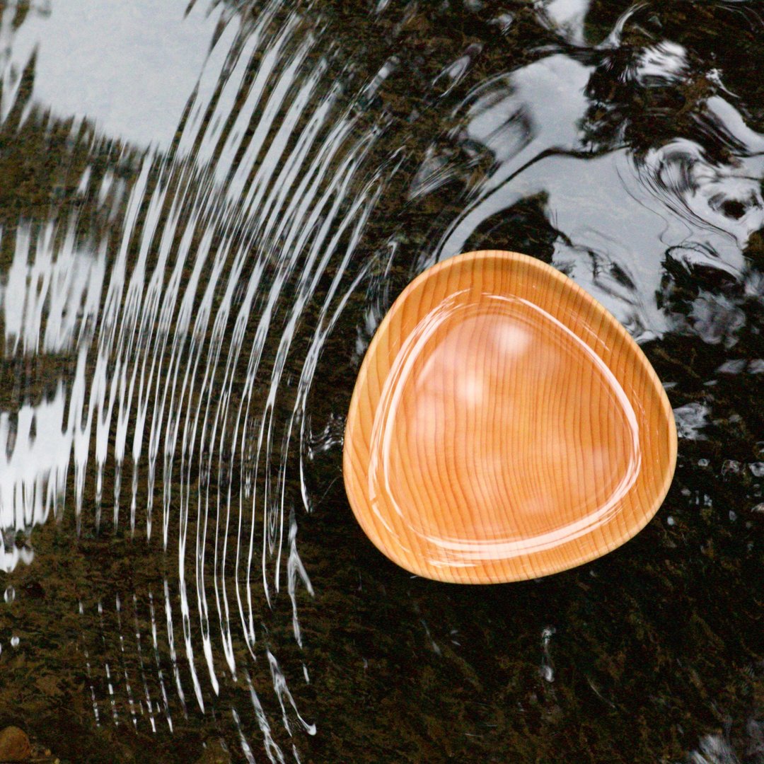 Hinoki Sake Cup masumasu (Nigiri Masu) - 酒杯/酒器 - 木头 