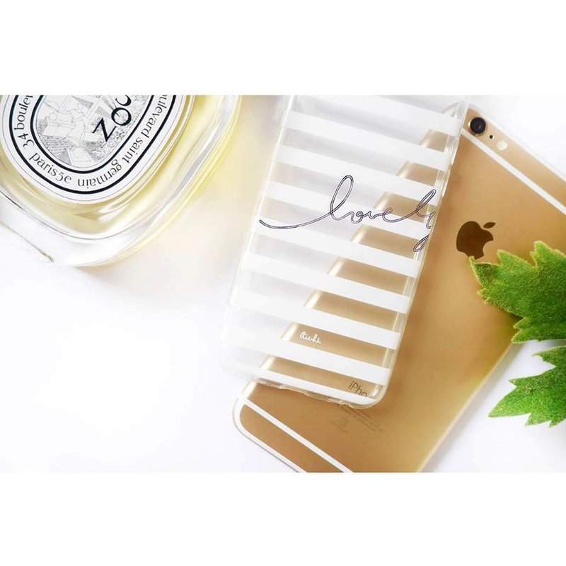 纯白与我的时光透明软壳 - 手机壳/手机套 - 其他材质 白色